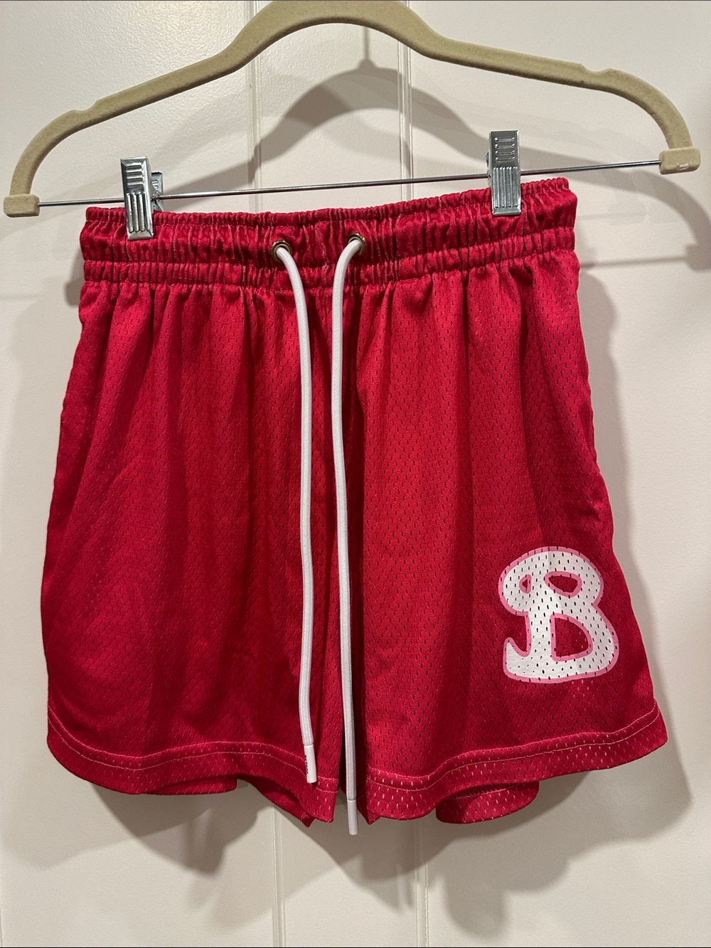 Men’s Barbie Pink Bucketsquad basketball shorts